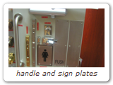 handle and sign plates